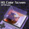 FVBADE 30000 in 1 R40S PRO Handheld Game Console 3.5 inch IPS Screen Mini Retro Console 3800mAh Portable Pocket Arcade 12+ Mainstream Emulator 256G TF Card Transparent view 2