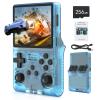 FVBADE [30000 in 1] R40S PRO Handheld Game Console 3.5 inch IPS Screen Mini Retro Console 3800mAh Portable Pocket Arcade 12+ Mainstream Emulator 256G TF Card Transparent(Blue) view 1