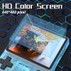 FVBADE [30000 in 1] R40S PRO Handheld Game Console 3.5 inch IPS Screen Mini Retro Console 3800mAh Portable Pocket Arcade 12+ Mainstream Emulator 256G TF Card Transparent(Blue) view 2