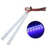 Chanjorlin RC Car 24 LEDs Chassis Lights Strip Aluminum LED Lamp 6V Accessories for 1/8 1/10 1/16 RC Truck Tank Crawler Buggy Car HPS HPI Tamiya SCX24 TRX4 TRX6 Slash Rustler Redcat 4WD (Blue) view 1