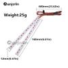 Chanjorlin RC Car 24 LEDs Chassis Lights Strip Aluminum LED Lamp 6V Accessories for 1/8 1/10 1/16 RC Truck Tank Crawler Buggy Car HPS HPI Tamiya SCX24 TRX4 TRX6 Slash Rustler Redcat 4WD (Red) view 2