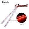 Chanjorlin RC Car 24 LEDs Chassis Lights Strip Aluminum LED Lamp 6V Accessories for 1/8 1/10 1/16 RC Truck Tank Crawler Buggy Car HPS HPI Tamiya SCX24 TRX4 TRX6 Slash Rustler Redcat 4WD (Red) view 3