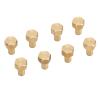 Akozon 8Pcs 1/24 RC Hex Nut - Premium Brass RC Wheel Lock Nut Set - Ideal Replacement for Axial SCX24 - Wear & (8mm) view 4