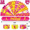 72PCS Softball Party Favors Decorations, Temporary Tattoos & Slap Bracelets view 3