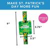 Fun Express Personalized St. Patricks Day Slap Bracelets with Card, Bulk 50 Pieces view 3