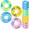 20pcs Mini Swimming Ring: Swim Ring Plaything Tiny Dollhouse Accessories Decorative Ornaments Photography Props for Party Decorations view 1