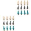 Cabilock Pcs Miniature Christmas Tree Xmas Desktop Decoration Mini Tabletop Christmas Tree Christmas Decoration Miniature Cedar Tabletop Xmas Tree view 1