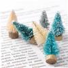 Cabilock Pcs Miniature Christmas Tree Xmas Desktop Decoration Mini Tabletop Christmas Tree Christmas Decoration Miniature Cedar Tabletop Xmas Tree view 2