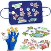 Aizweb Felt Board for Toddlers,Flannel Board Stories for Preschool Learning Activities,Kindergarten Classroom Must Haves,Five Little Monkeys,Five Little Ducks,Daycare Essentials view 1