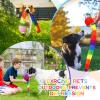 Leyndo 12 Pcs 26 Inch Throw and Catch Balls with Rainbow Tail, Soft Sports Play Comet Balls Playground Toys Bulk for Kids Adults Games and Activities Fun Throwing School (Vivid) view 4