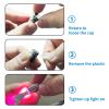 SUZEYAR 10 pcs Miniature Led Lights,Tiny Lights for Hand Craft/DIY,Miniature Lights Battery Powered, Dollhouse Light,Mini Lights for Toy Brick Building Blocks- 10 Pack (Multi-Color Changing) view 3