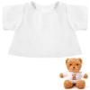 Litherr S Sublimation Stuffed Bear Clothes Shirt Fit 8-12 Inch Plush Animal Tiny Blank Stuffed Animal Tshirt Easy Matching Doll Accessory Make Your Unique Stuffed Doll Outfit view 1