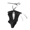 1:6 Female Action Figure Clothing Swimsuit Bikini Suit with Stockings and High-Heeled Shoes for 12" Female Dolls - Elegant and Fashionable Costume Accessories for Doll Dress-up view 4