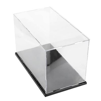 32x25cm Acrylic Toy Display Case for Collectibles - Modern Clear Ornament ion Showcase - Easy to Install and Keep Collection Figures Tidy - Perfect for Car Models, Action Figures,