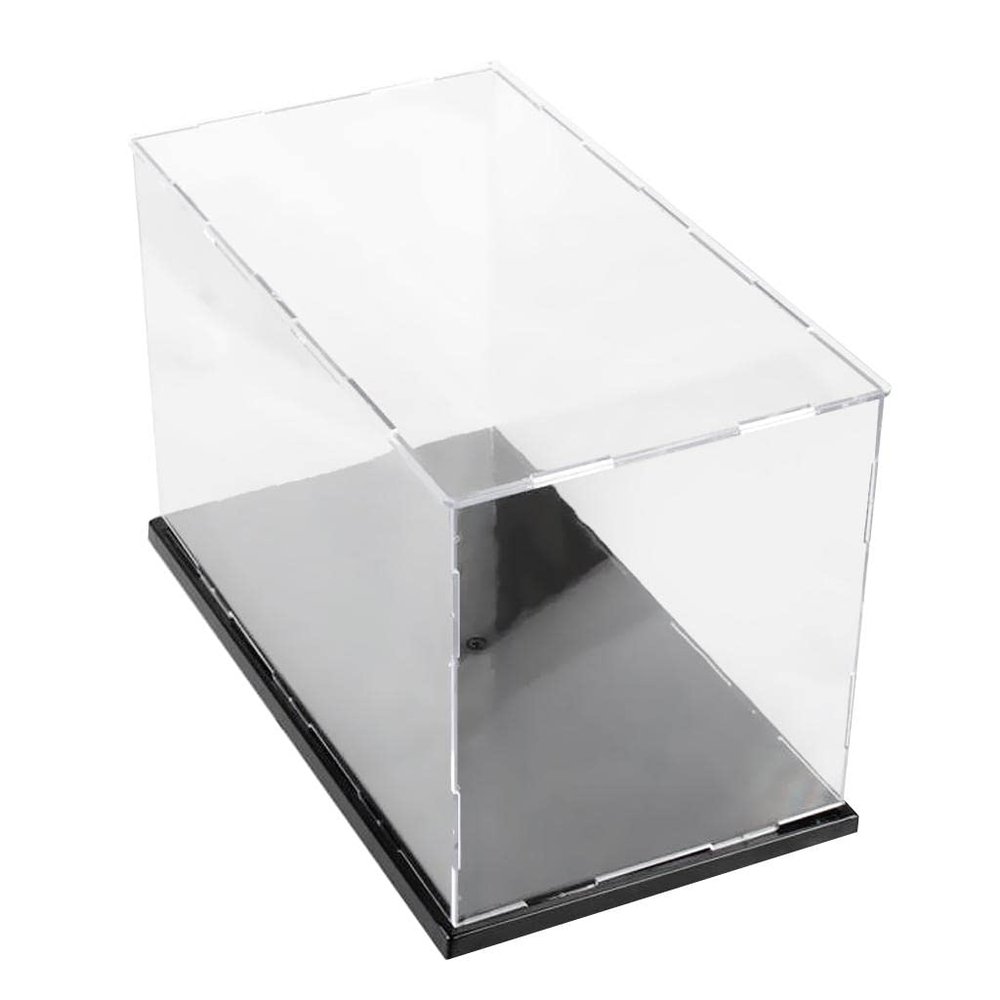 32x25cm Acrylic Toy Display Case for Collectibles - Modern Clear Ornament ion Showcase - Easy to Install and Keep Collection Figures Tidy - Perfect for Car Models, Action Figures,