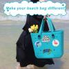 Lckaey Rubber Beach Bag Accessories-PVC Rubber decoration-for EVA Purse Bogg Inserts Y064Figure 50 view 3