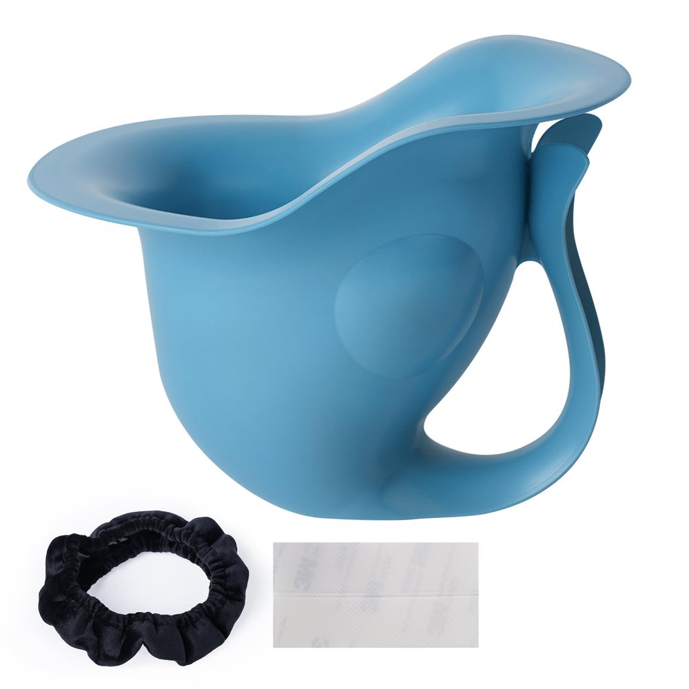 Ihaapsi Newborn Baby Potty- The Diaper-Free Solution for Indoor & Outdoor Elimination Communication; Cute Fish Design (Blue)