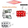 Money dollar bill balloons,casino dice shape helium balloons for Casino theme party decorations, Education Learning/Casino night/poker night party decoration view 3