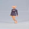 1/12 Scale Female Clothes,Female Stretch Tight Open Chest Sweater Bottoming Shirt Clothing for 6inch Action Figure Body (Dark Purple) view 2