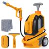 Kids Clean Car - Kids Car Washer Toys with Scraper Sponge Towel - Toddler Pretend Playing Tools Car Wash Gun Manual Pressure - Role Playing Toy Gift for Boys Girls view 1