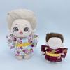 niannyyhouse 10cm 20cm Plush Doll Clothes Belt Kimono Yukata Sets Doll Dress Up (Red-20cm) view 2