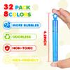 Baegzgx 32 PCS Mini Bubble Wands in 8 Colors, Children's Party, Birthday Party, New Year, Christmas, Valentine's Day, Carnival, Ideal Goodie Bag Filling, School Classroom Male and Female Awards view 2