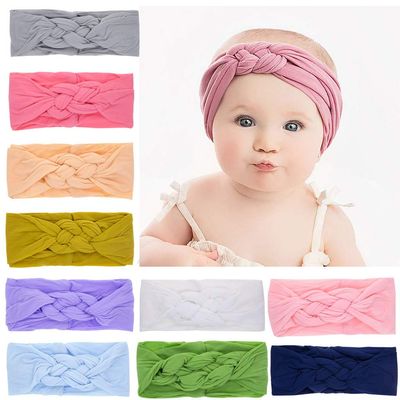 AIMAOMI Newborn Pearl Bow Headband - Baby Baptism Party Decorations,Baby Girl White-Pearl Headband Baby Headband Bows (Pink, One Size)