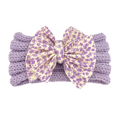 AIMAOMI Personalized Girls Headband Baby Girls Headband Girls Embroidered Headbands Newborn Headbands with Bow (D, One Size)