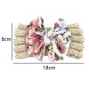 AIMAOMI Personalized Girls Headband Baby Girls Headband Girls Embroidered Headbands Newborn Headbands with Bow (D, One Size) view 3