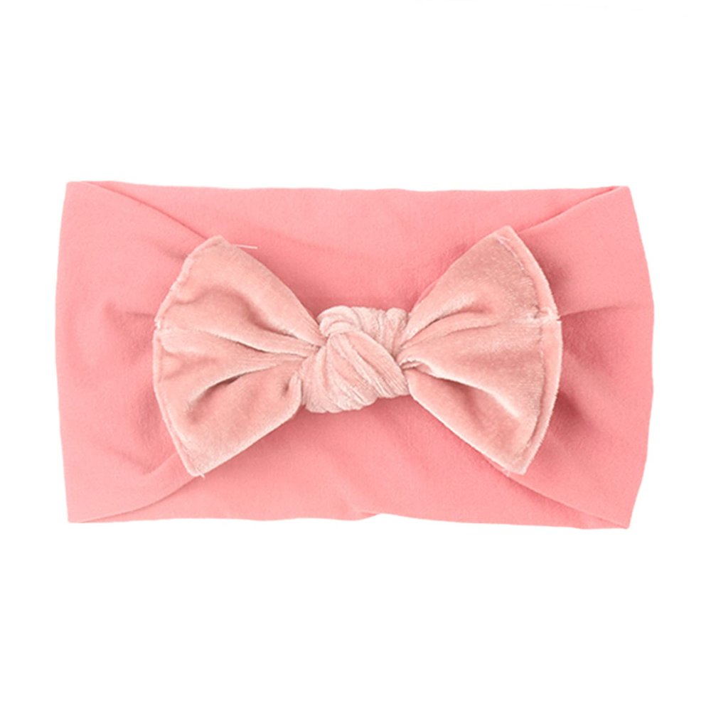 AIMAOMI Baby Nylon Headbands Hairbands Hair Bow Elastics for Baby Girls Newborn Infant Toddlers Kids Newborn Headbands (Orange, One Size)
