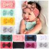 AIMAOMI Baby Nylon Headbands Hairbands Hair Bow Elastics for Baby Girls Newborn Infant Toddlers Kids Newborn Headbands (Orange, One Size) view 3