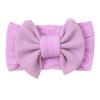 AIMAOMI Baby Headbands Elastic Cute Bows Head Wrap Stretchy Knot Headbands with Hair Bows Hairbands Hair Bows Headbands (Purple, One Size) view 1