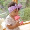 AIMAOMI Baby Headbands Elastic Cute Bows Head Wrap Stretchy Knot Headbands with Hair Bows Hairbands Hair Bows Headbands (Purple, One Size) view 4