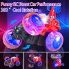 Bloolilies Spider Rc Cars, Remote Control Car for Boys 4-7 8-12 Stunt Rc Monster Trucks with 360 Flips & 3D Lights & Music, Car Toys for Kids Toddlers Easter Gifts Valentines Party Favors view 2