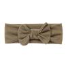 AIMAOMI Fashionable Baby Girl Hairbands Handmade Headbands With Big Bows Soft Nylon Baby Hairband Lightweight Headband (Army Green, One Size) view 1