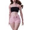 1/6 Scale Female Clothes,Female Elastic Shorts Hot Pants Clothing for 12inch PH TBL JO Worldbox Action Figure Body (Pink) view 1
