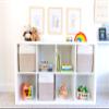 NaturalCozy 13 Inch Cube Storage Bins Cotton Rope Woven Baskets for Organizing 3-Pack | 13 x 13 Storage Cubes | Fabric Square Storage Baskets for Shelves Organizer, Kids Toy Bins, Closet Baby Nursery view 3