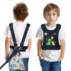 JXM Safety Harness for Active Childs with Quick Grab Handle, Teens Youth Secure Walking Harness with Autism Awareness and Pouch, Adjustable Tether Leash for Autism ADHD Special Needs Child Kids view 1