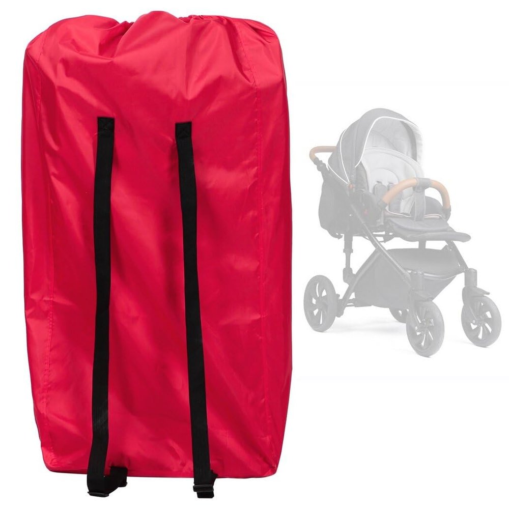 LUMINFLY Gate Check Stroller Carry Bag For Airplane Travel, Lightweight Double And Single Strollers Transport Bag With Shoulder Strap
