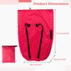 LUMINFLY Gate Check Stroller Carry Bag For Airplane Travel, Lightweight Double And Single Strollers Transport Bag With Shoulder Strap view 3