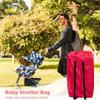 LUMINFLY Gate Check Stroller Carry Bag For Airplane Travel, Lightweight Double And Single Strollers Transport Bag With Shoulder Strap view 4