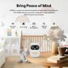 Audio Baby Monitor with Rechargeable Battery, Walkie Talkies for Kids with Two-Way Talk and Clear Sound, 1000 Ft Range, Indoor Outdoor Intercom Toys for Family Games, Outside, Camping, Hiking view 2