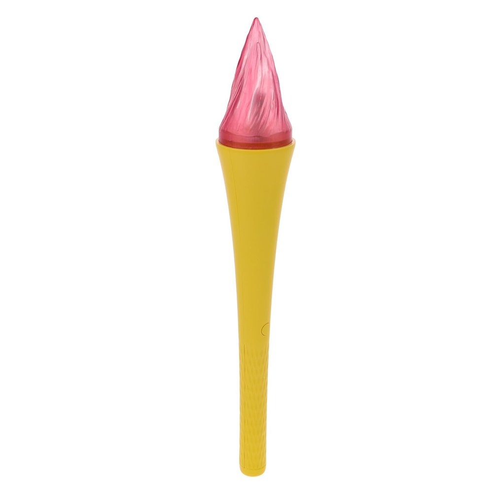 BESTOYARD Torch Toys Handheld Glowing Wand for Party Celebrations Bright Yellow Small Torch Prop Perfect for Sports Events and Festivals