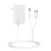Baby Swing Power Cord for Ingenuity InLighten, Simple Comfort and Swing'n Go Charger, 2-in-1 Charging Cable with USB A and DC Plug, Power Adapter view 1
