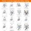Baby Swing Power Cord for Ingenuity InLighten, Simple Comfort and Swing'n Go Charger, 2-in-1 Charging Cable with USB A and DC Plug, Power Adapter view 2