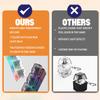 2 Pcs Keyboard Fidget Toy for Adults Fidget Keyboard Clicker Toys with LED Lights Keychain Stress Relief for Anxiety Decompression (Black and White) view 3