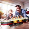 INSOON Titanic Building Set with Light, 2 in 1 Titanic Ship 3.6mm Mini Building Block 1883 PCS, Ship Model with Glacier Display Stand, Building Brick Toy Gift for Adults Teens Boys Girls 10 11 12+ view 4