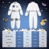 YQBFB NASA Astronaut Costumes for Kids: America Spacesuit for Boys Girls Space Jumpsuit Set Halloween Dress Up Cosply (Astronaut, 140(10-12 years)) view 2