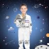 YQBFB NASA Astronaut Costumes for Kids: America Spacesuit for Boys Girls Space Jumpsuit Set Halloween Dress Up Cosply (Astronaut, 140(10-12 years)) view 3