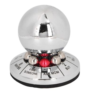 CDQL Decision Maker Ball - Metal Finger Spinner Decompression Ball - Multifunctional Prophecy Fate Decision Ball for Home Office Finger Spinner Anti Stress Desktop Decoration, CDQLs17maipzyo